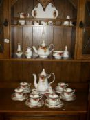 38 pieces of Royal Albert Old Country Roses tea and coffee ware