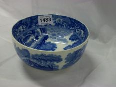A Copeland Spode Italian pattern blue and white bowl
