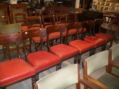 A set of 6 William IV dining chairs