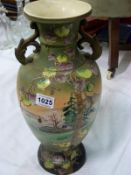 A hand painted vase