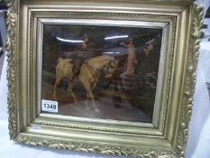 A Victorian Christolian depicting horse and rider