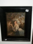 An original framed and glazed Baxter print, "Love Letter"