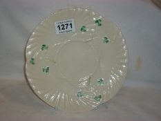 A Belleek plate