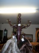 A bentwood hat stand