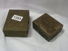 2 Oriental boxes