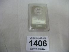 A Sharp's Pixley & Co., one ounce fine silver ingot, 999.0