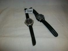 2 Timex wristwatches including chronograph