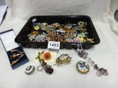 A mixed lot of costume jewellery