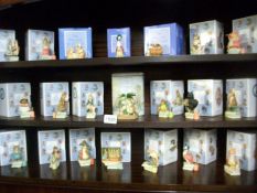 21 World of Beatrix Potter figures, boxed