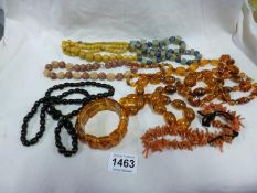 A mixed lot of costume jewellery