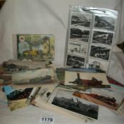 A mixed lot of postcards, Mainly railway