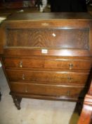 An oak bureau