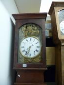 A French long case clock