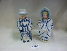 A pair of Victorian nodding figures