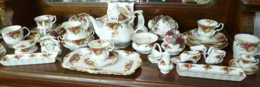 A large quantity of Royal Albert Old Country Roses china