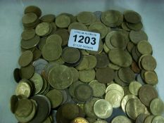 A quantity of old coins etc