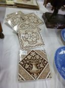 5 matching Victorian tiles and one other