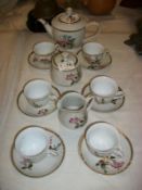 A Chinese tea set