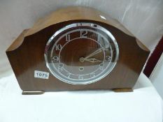 A Deco mantel clock