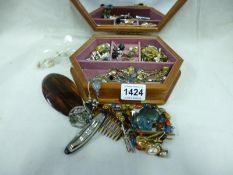 A jewel box and contents