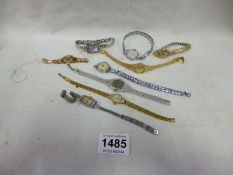 A mixed lot of jewellery and watches etc