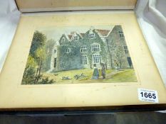 A Victorian water colour album of 16 original works of Henley on Thames and surrounding local