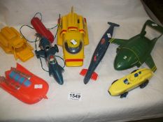 A quantity of 1960's plastic Thunderbird and other toys