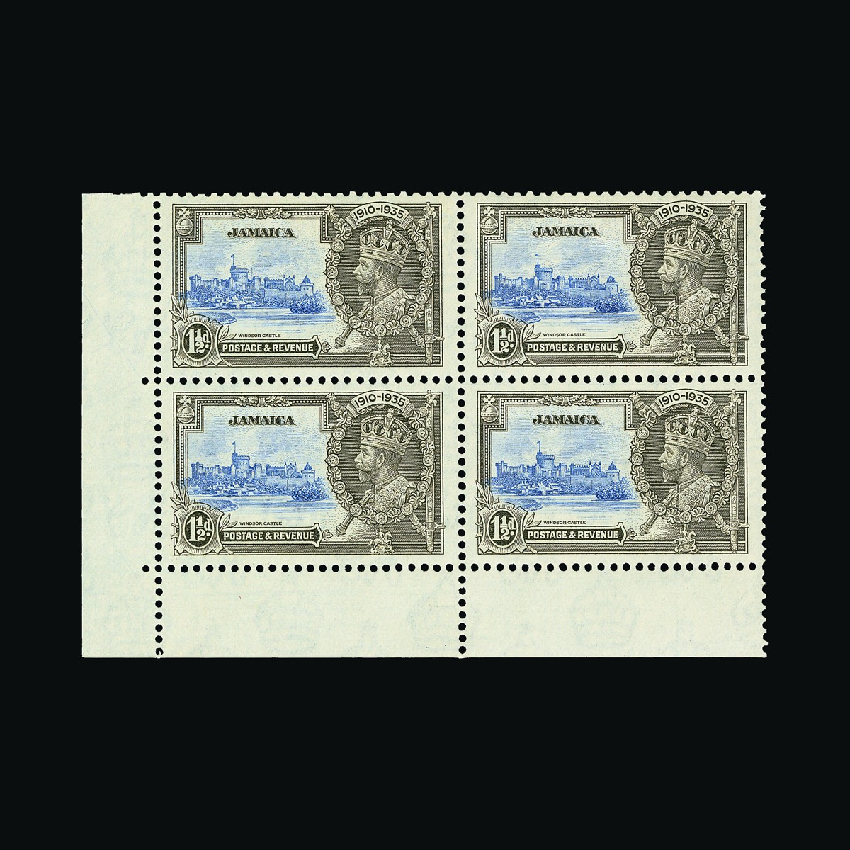 General - British Empire - 1935 Silver Jubilee : (SG 115a) JAMAICA: 1935 Silver Jubilee - 1½d corner