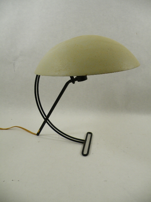 Mid century design: Louis Kalff desk lamp for Phillips, the Netherlands, c.1957 the metal painted
