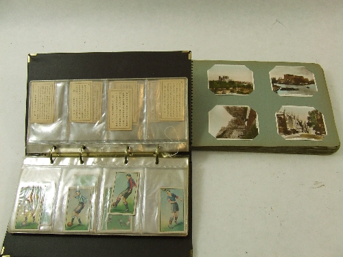 Two cigarette card albums - one Sunripe & Spinet Oval Cigarettes R & J Hill Ltd - views of