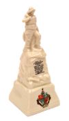 An unusual piece of Grafton crested china. In the form of a RNLI lifeboat man standing on a