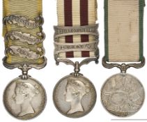 Group of Three: Crimea Medal, 3 clasps: Alma, Balaklava, Sebastopol (engraved 2716 Samuel Ross, 93rd