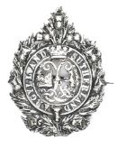 An Officers’ silver bonnet badge of The Argyll & Sutherland Highlanders, brooch pin fitting,