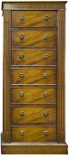 A strong steel lined gun cabinet disguised as a Wellington Chest,  height 55” x 22½” x 12½” depth,