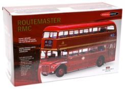 Modelzone Sun Star Routemaster RMC 1485 coach. (2915) ‘485 CLT’. In red London Buses livery, (East