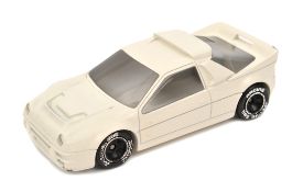 A Matchbox Superkings Series resin mock-up of a mid-1980’s Ford RS200. In solid clear resin, painted