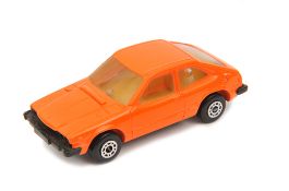 A Matchbox 75 series resin mock-up of an early 1980’s Honda Accord hatchback. In solid clear