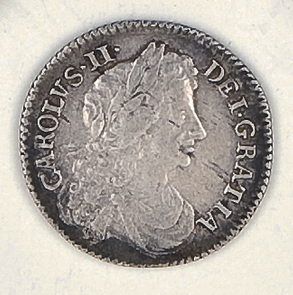 Charles II AR sixpence 1680 (ESC 1519), VF and very rare. Plate 3