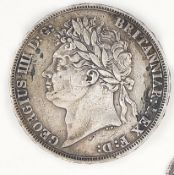 George IV AR crown, 1821 Secundo NVF Plate 3