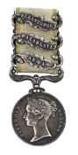 An emotive Crimea War medal, awarded to Robert Jackson, 17th Lancers, who was killed in The Charge