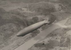 25 Original Photographs covering a range of United States Airship Activities. The earliest shows