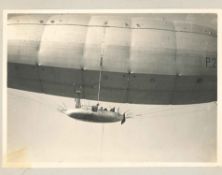 Assorted Photographs of early airships: Including the bulk of a scrapbook compiled by an Italian