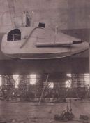 16 Assorted Photographs and Cards of Zeppelins: Including large photograph of World War 1 Zeppelin