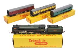 A quantity of Tri-ang ‘TT’ gauge locomotive & rolling stock. BR Britannia class 4-6-2 locomotive and