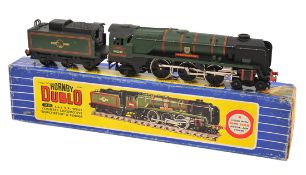 A Hornby-Dublo 3-rail BR SR West Country class loco ‘Dorchester’ (3235). 4-6-2 locomotive and