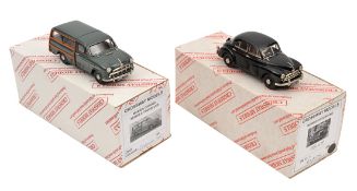 2 Crossway Models. CM23 Morris Oxford series 11 Traveller in Clarendon grey. Plus a Morris Oxford