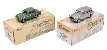 2 Lansdowne Models. LDM. 59 1955 Ford Prefect 100E in Lichfield green. Plus an LDM.88 1957 Hillman