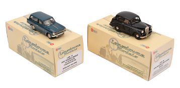 2 Lansdowne Models. LDM.49 1951 Triumph Mayflower, ‘black’. Plus an LDM.73 1967 Triumph Herald 13/60