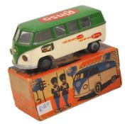 A rare Tekno Volkswagen type 2 Kombi. Example in green and cream ‘Rinso’ livery. In orange/cream