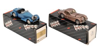 2 Western Models. WRK42 1952 Jaguar XK 120 FHC ‘Montlhery’ in metallic bronze. Plus a WMS39 1938